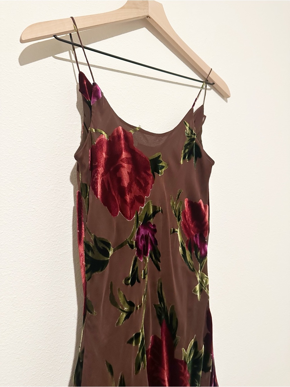 Vintage Spenser Jeremy Brown Slip Floral Midi Dress - 8 - Picture 4 of 5